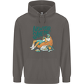 New Year Same Me Resolution Gaming Lazy Mens 80% Cotton Hoodie Charcoal