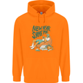 New Year Same Me Resolution Gaming Lazy Mens 80% Cotton Hoodie Orange