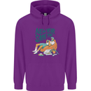 New Year Same Me Resolution Gaming Lazy Mens 80% Cotton Hoodie Purple