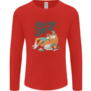 New Year Same Me Resolution Gaming Lazy Mens Long Sleeve T-Shirt Red