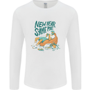 New Year Same Me Resolution Gaming Lazy Mens Long Sleeve T-Shirt White