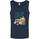 New Year Same Me Resolution Gaming Lazy Mens Vest Tank Top Navy Blue