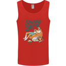 New Year Same Me Resolution Gaming Lazy Mens Vest Tank Top Red