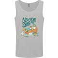 New Year Same Me Resolution Gaming Lazy Mens Vest Tank Top Sports Grey