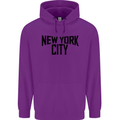 New York City as Worn by John Lennon Childrens Kids Hoodie Purple