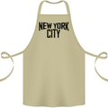 New York City as Worn by John Lennon Cotton Apron 100% Organic Khaki