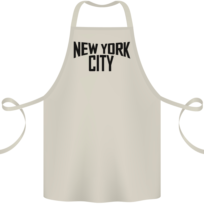 New York City as Worn by John Lennon Cotton Apron 100% Organic Natural