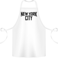 New York City as Worn by John Lennon Cotton Apron 100% Organic White