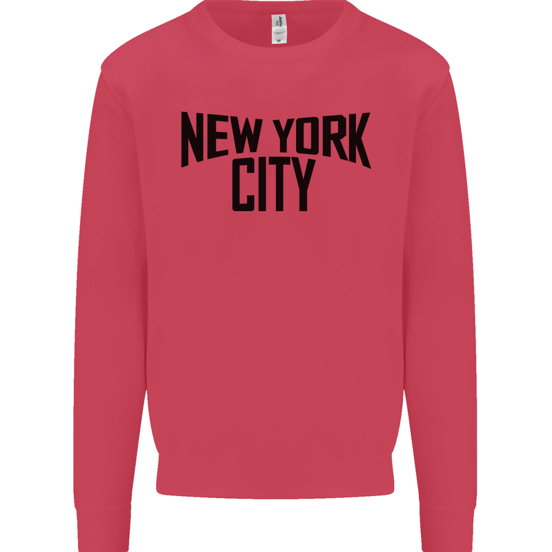 New York City as Worn by John Lennon Kids Sweatshirt Jumper Heliconia