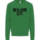 New York City as Worn by John Lennon Kids Sweatshirt Jumper Irish Green