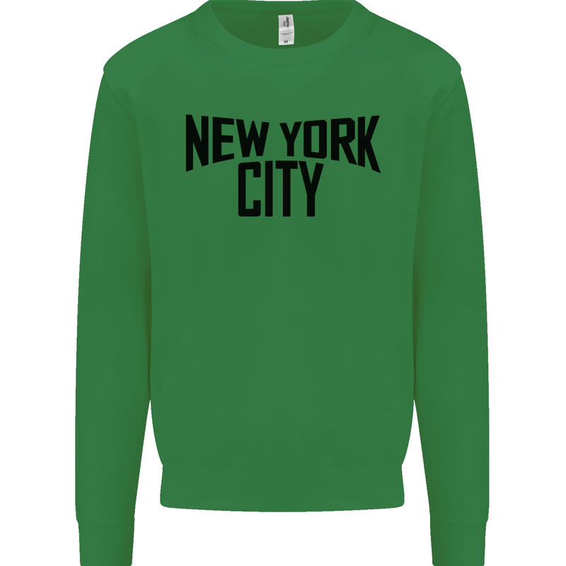 New York City as Worn by John Lennon Kids Sweatshirt Jumper Irish Green