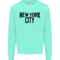 New York City as Worn by John Lennon Kids Sweatshirt Jumper Peppermint