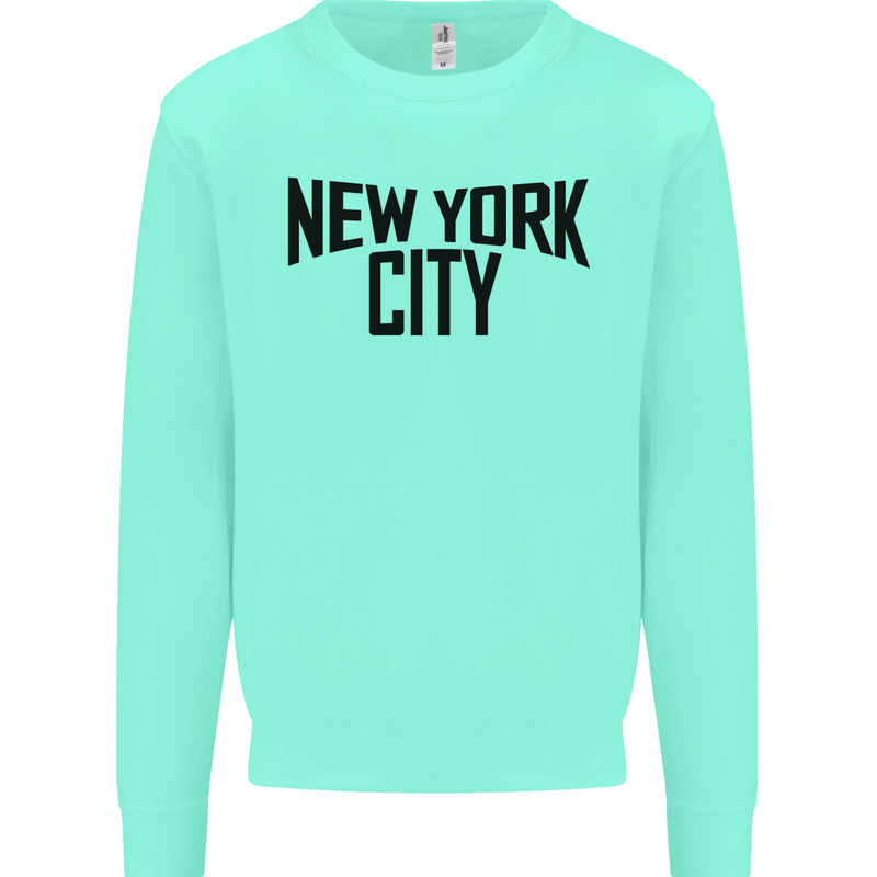 New York City as Worn by John Lennon Kids Sweatshirt Jumper Peppermint