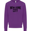 New York City as Worn by John Lennon Kids Sweatshirt Jumper Purple