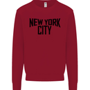 New York City as Worn by John Lennon Kids Sweatshirt Jumper Red
