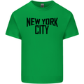 New York City as Worn by John Lennon Kids T-Shirt Childrens Irish Green