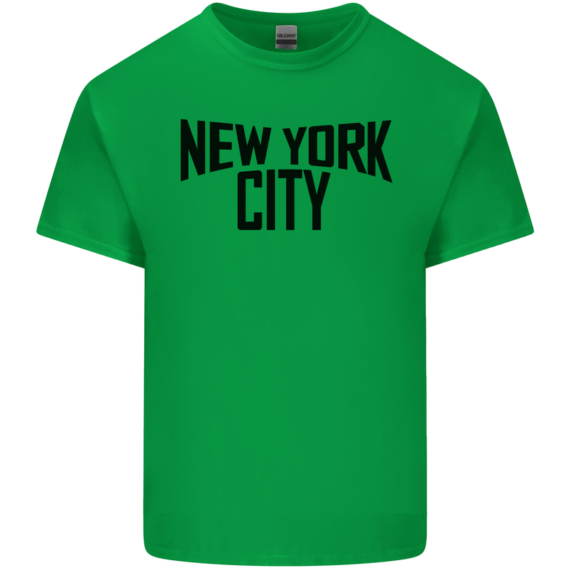 New York City as Worn by John Lennon Kids T-Shirt Childrens Irish Green