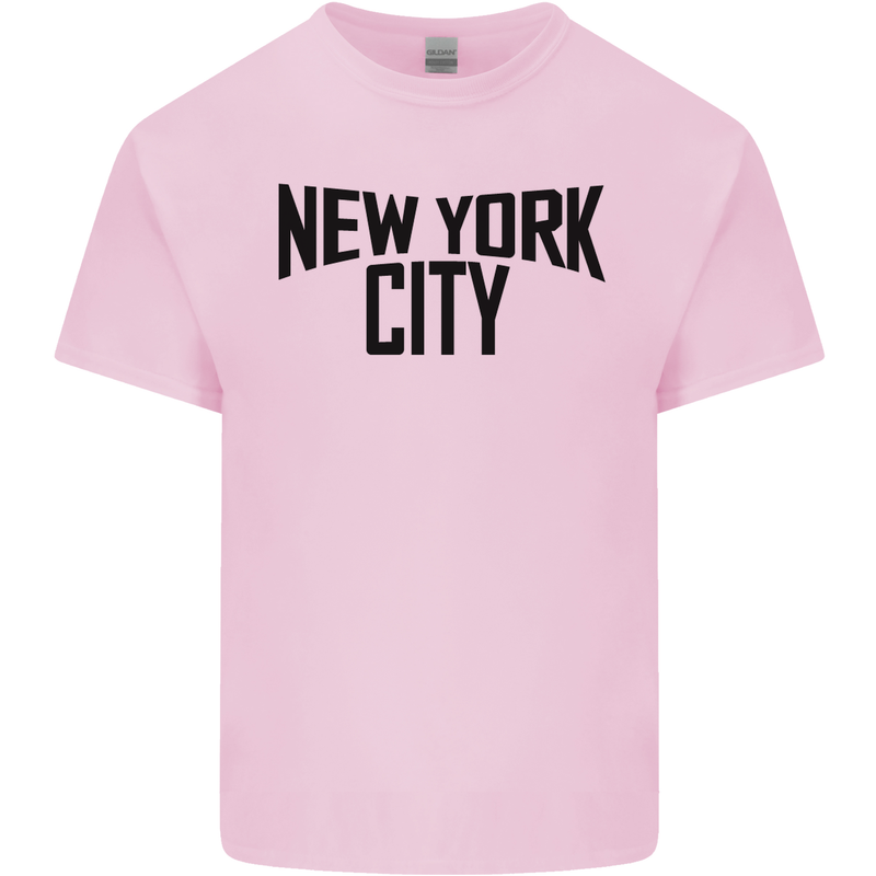 New York City as Worn by John Lennon Kids T-Shirt Childrens Light Pink