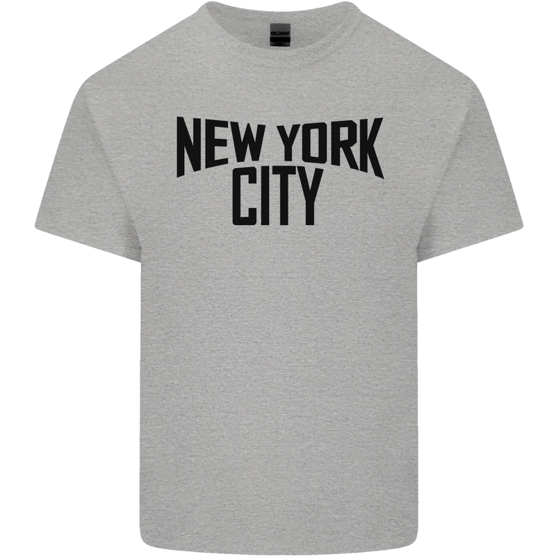 New York City as Worn by John Lennon Kids T-Shirt Childrens Sports Grey