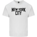 New York City as Worn by John Lennon Kids T-Shirt Childrens White