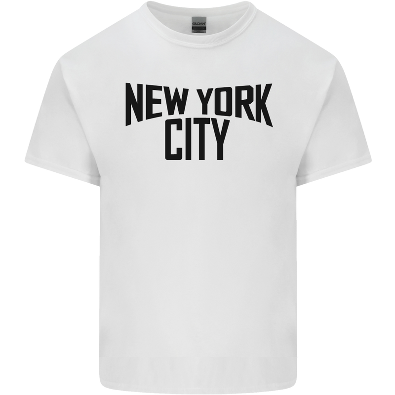 New York City as Worn by John Lennon Kids T-Shirt Childrens White