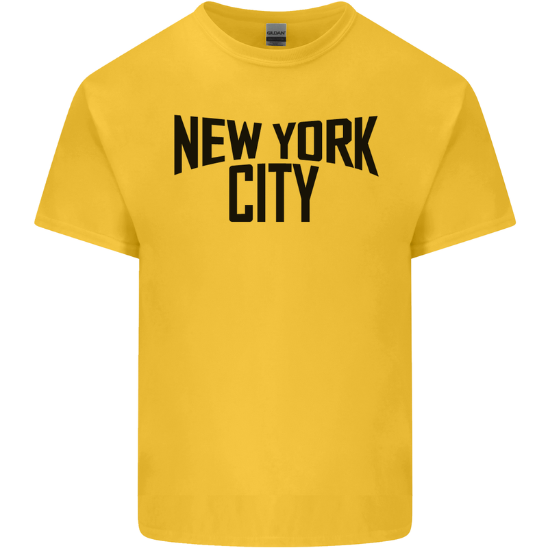 New York City as Worn by John Lennon Kids T-Shirt Childrens Yellow