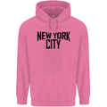New York City as Worn by John Lennon Mens 80% Cotton Hoodie Azelea