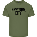 New York City as Worn by John Lennon Mens Cotton T-Shirt Tee Top Military Green