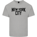 New York City as Worn by John Lennon Mens Cotton T-Shirt Tee Top Sports Grey