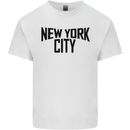 New York City as Worn by John Lennon Mens Cotton T-Shirt Tee Top White