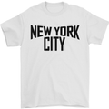New York City as Worn by John Lennon Mens T-Shirt Cotton Gildan White