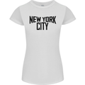 New York City as Worn by John Lennon Womens Petite Cut T-Shirt White
