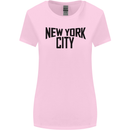 New York City as Worn by John Lennon Womens Wider Cut T-Shirt Light Pink