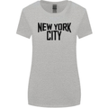 New York City as Worn by John Lennon Womens Wider Cut T-Shirt Sports Grey