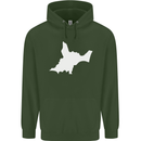 Newborn Baby Christening New Birth Mum Dad Mens 80% Cotton Hoodie Forest Green