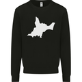 Newborn Baby Christening New Birth Mum Dad Mens Sweatshirt Jumper Black