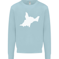 Newborn Baby Christening New Birth Mum Dad Mens Sweatshirt Jumper Light Blue