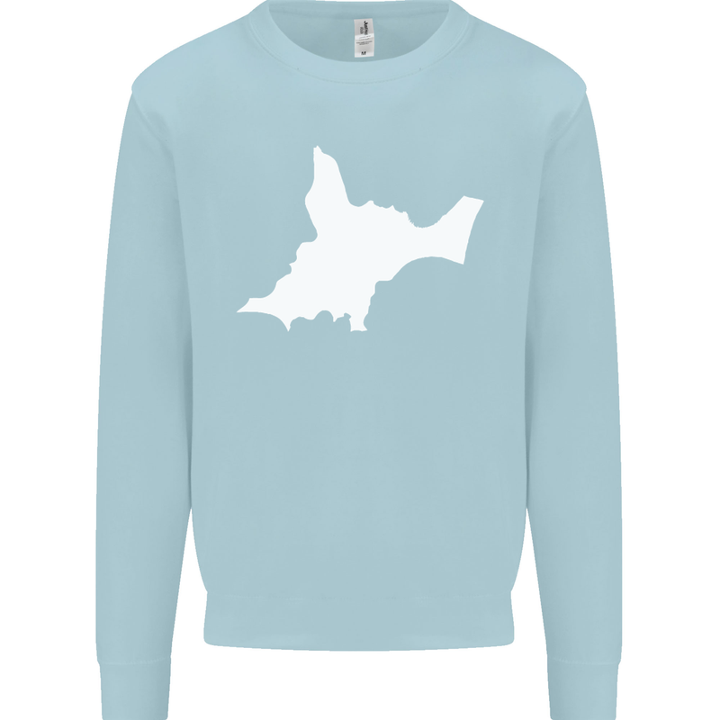 Newborn Baby Christening New Birth Mum Dad Mens Sweatshirt Jumper Light Blue