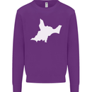 Newborn Baby Christening New Birth Mum Dad Mens Sweatshirt Jumper Purple