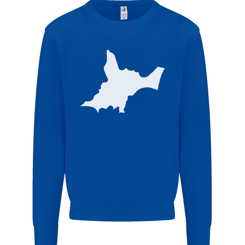 Newborn Baby Christening New Birth Mum Dad Mens Sweatshirt Jumper Royal Blue