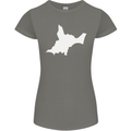 Newborn Baby Christening New Birth Mum Dad Womens Petite Cut T-Shirt Charcoal