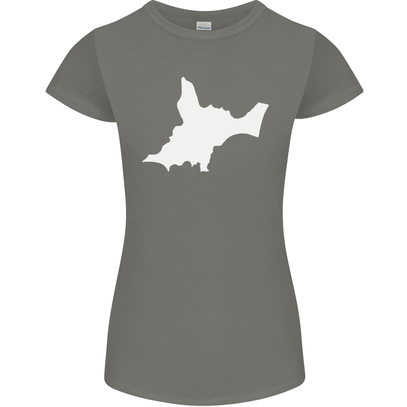 Newborn Baby Christening New Birth Mum Dad Womens Petite Cut T-Shirt Charcoal