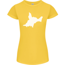 Newborn Baby Christening New Birth Mum Dad Womens Petite Cut T-Shirt Yellow