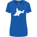 Newborn Baby Christening New Birth Mum Dad Womens Wider Cut T-Shirt Royal Blue