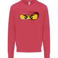 Ninja Eyes Kids Sweatshirt Jumper Heliconia