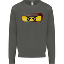 Ninja Eyes Kids Sweatshirt Jumper Storm Grey