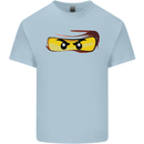 Ninja Eyes Kids T-Shirt Childrens Light Blue