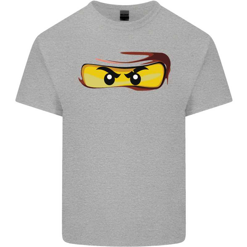 Ninja Eyes Kids T-Shirt Childrens Sports Grey