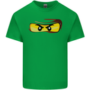 Ninja Eyes Mens Cotton T-Shirt Tee Top Irish Green