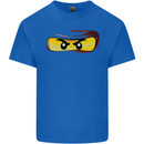 Ninja Eyes Mens Cotton T-Shirt Tee Top Royal Blue